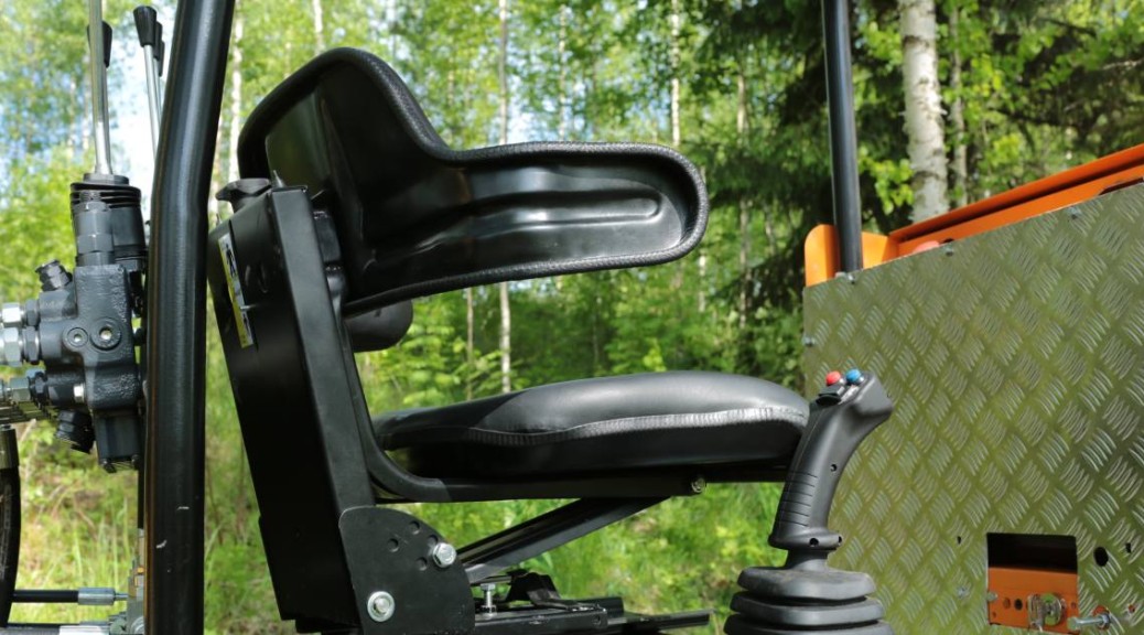 Logbullet side handle control for forward and backward operation