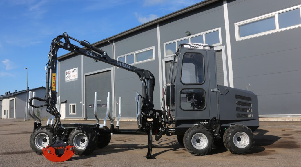 Superbullet mini forestry forwarder